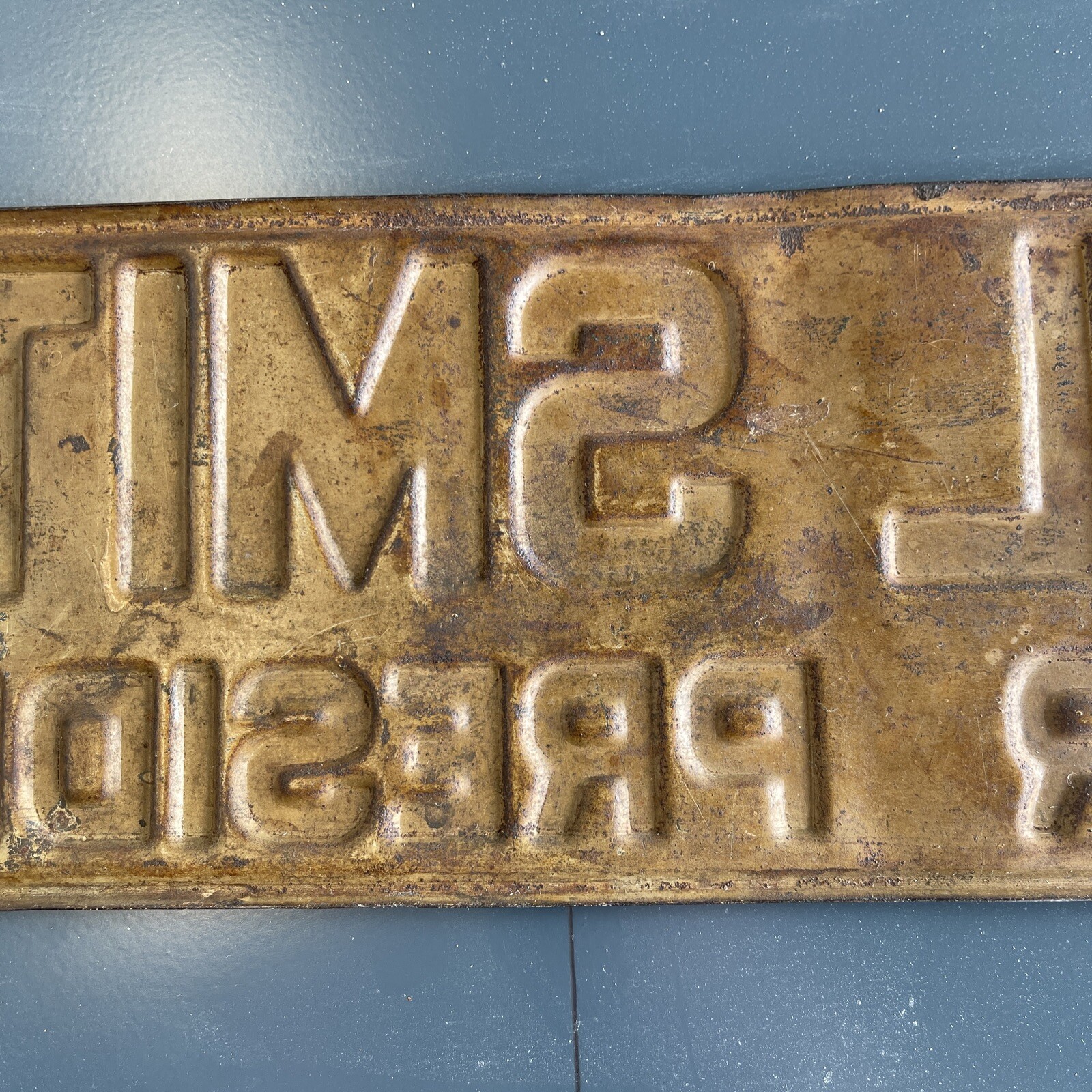 Vintage Al Smith For President, Political Topper Sign, 42nd Governor NY, 1928