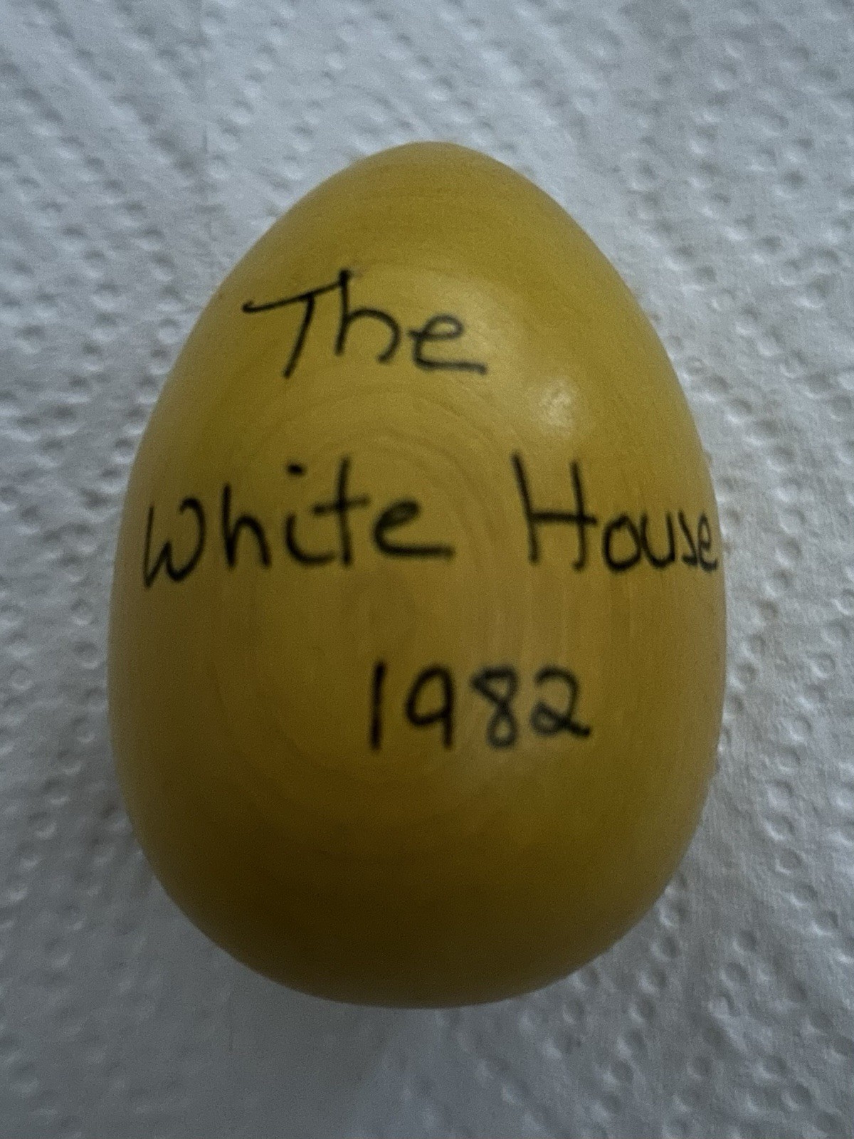 TRUMP BLUE EASTER EGG WHITE HOUSE 2019 SIGNATURE DONALD REPUBLICAN GOP MAGA New