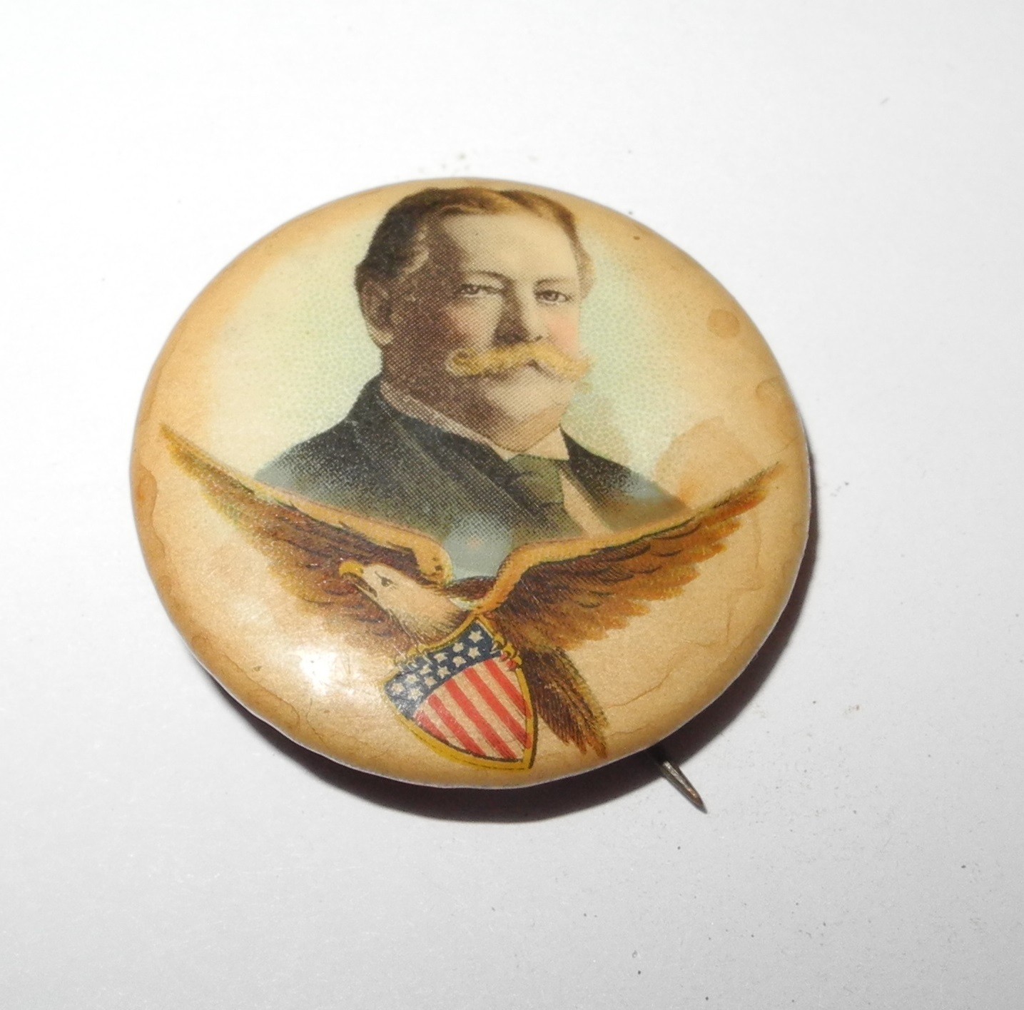 1908 William Howard Taft Political Campaign President Election Button 1.25″ Pin