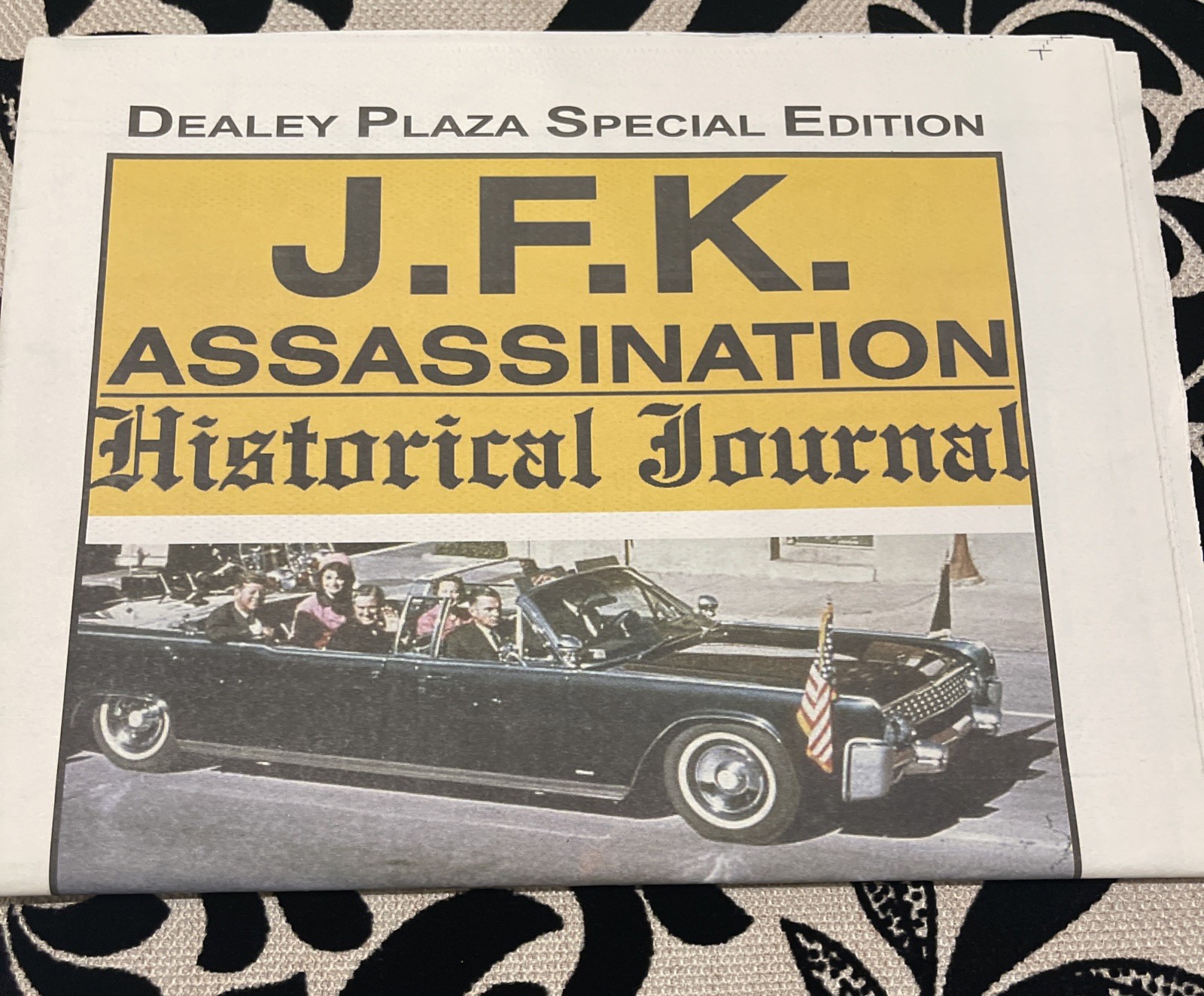 J.F.K. Assassination Newspaper Historical Journal Dealey Plaza Special Edition