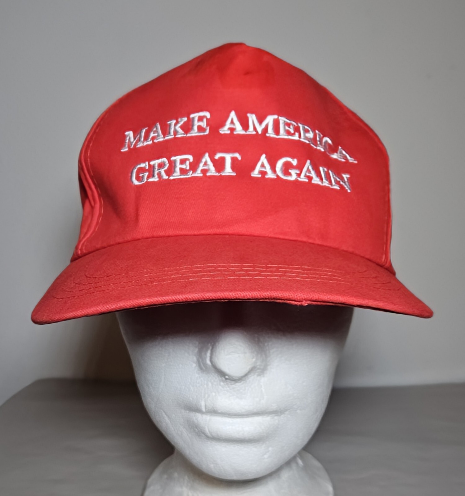 Donald Trump 2016 Make America Great Again Red Canvas Strapback Hat Republican