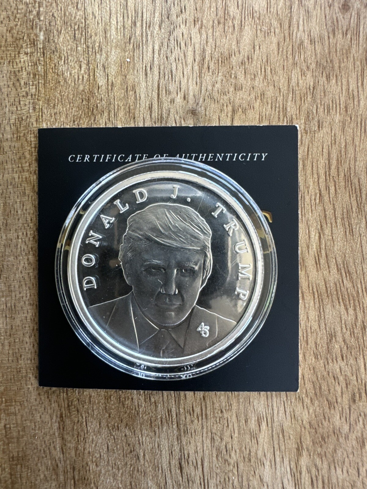 2024 President Trump First Edition 99.9% One Ounce Silver Proof Coin Medallion