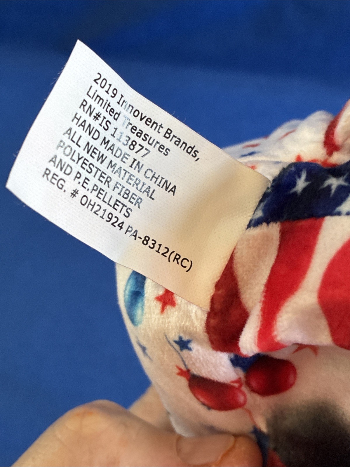 Trump 2020 Campaign Collectible Beanie Limited Edition Bear Scented 9” Tall NWT
