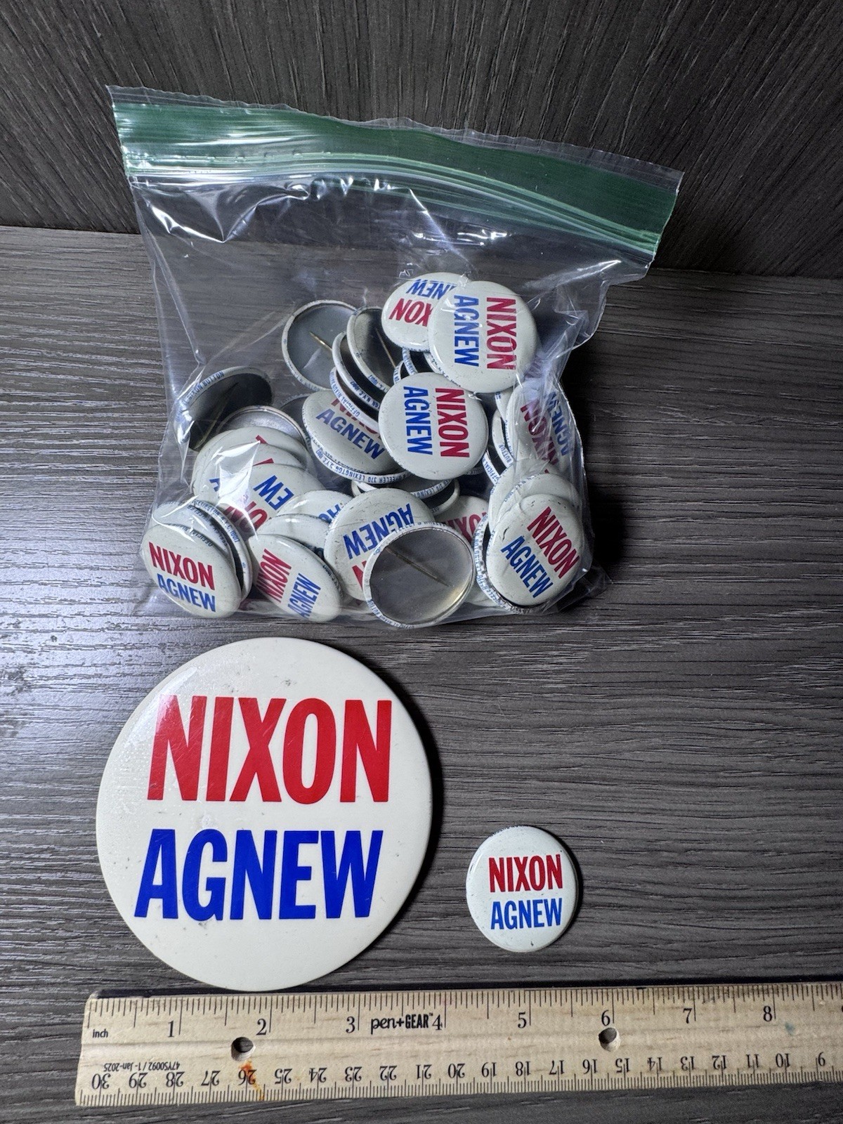 Nixon Agnew Presidential Campaign Button Lot Of 51
