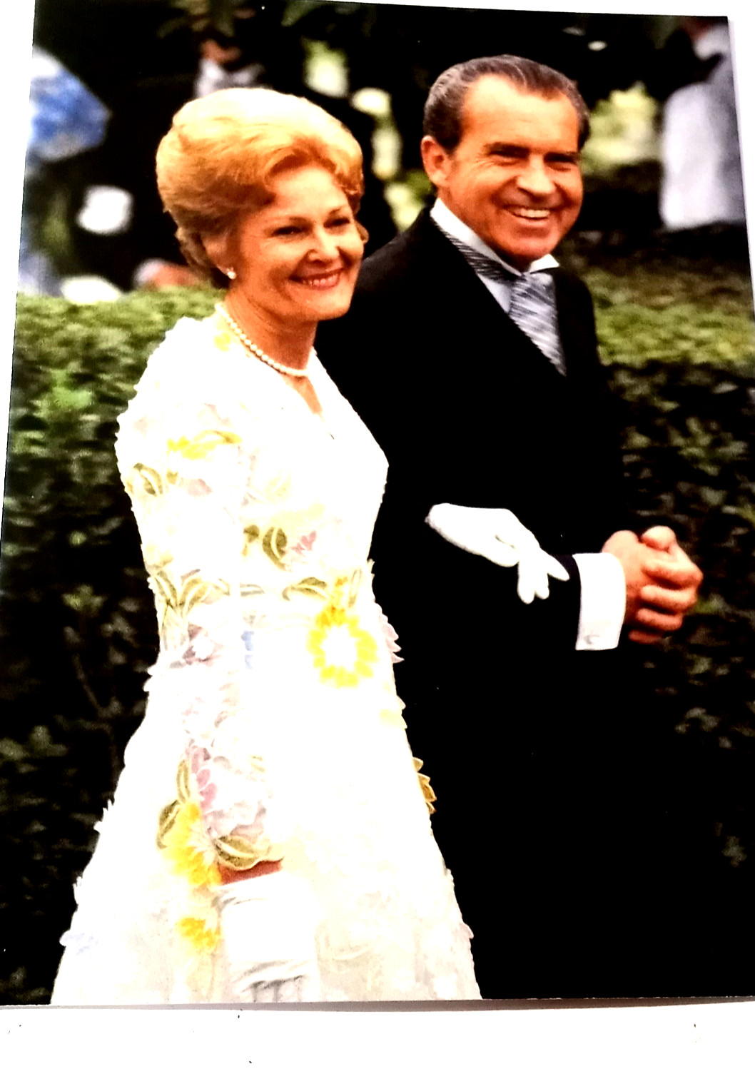 Vintage 1971 Postcard Richard & Pat Nixon / Daughter Tricia’s Wedding