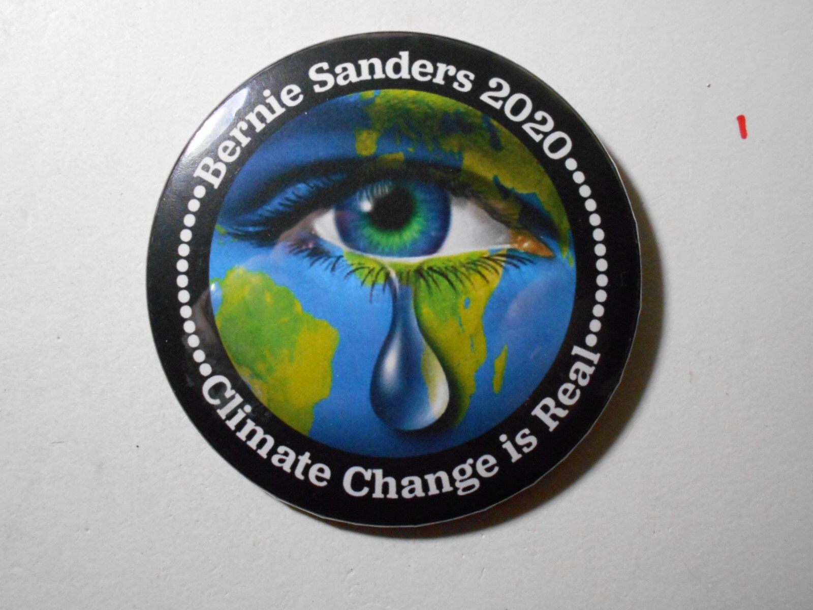 3-1/2″ 2020 Bernie Sanders for President – Climate Change is Real