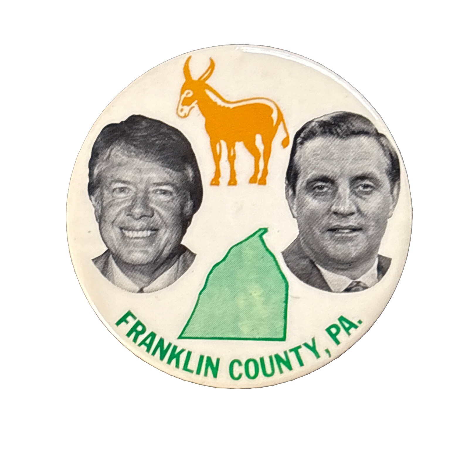 4 Different Jimmy Carter Walter & Mondale Buttons Franklin County Pennsylvania