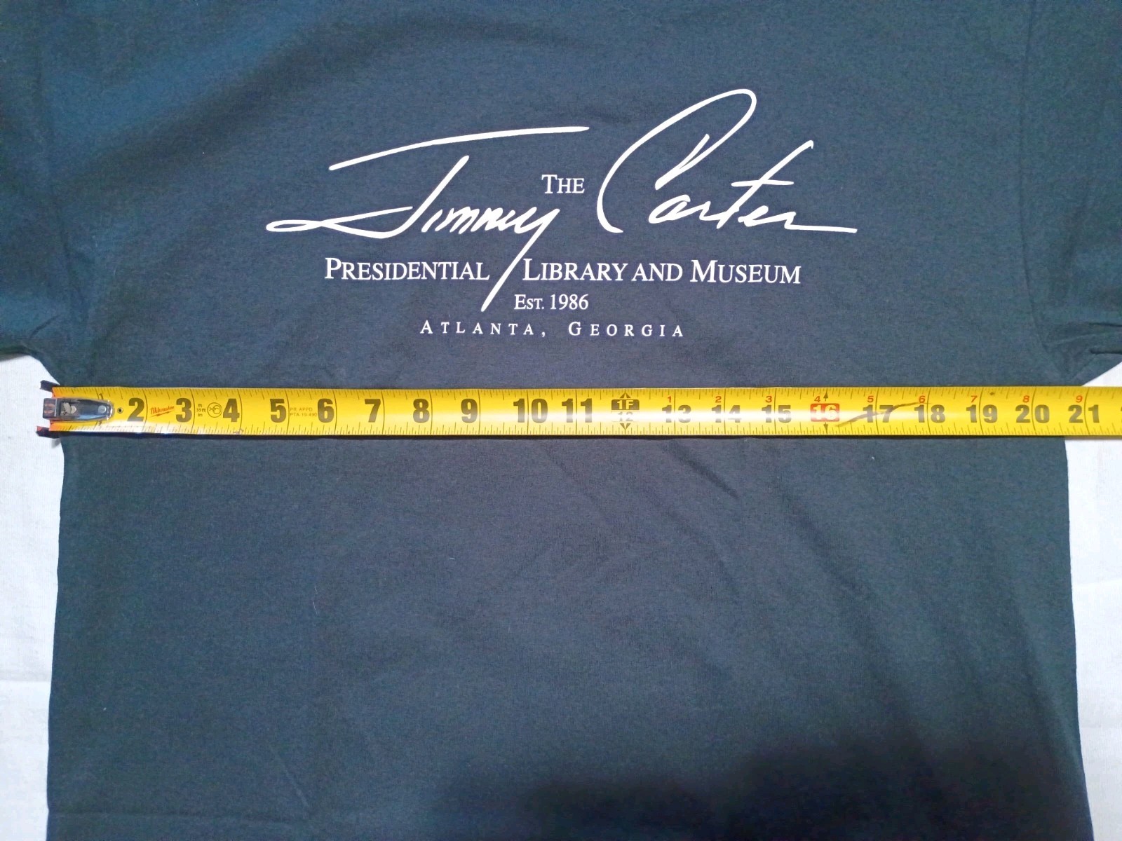 Jimmy Carter Presidential Library Museum 1986 Atlanta Georgia Large Crewneck Nwt