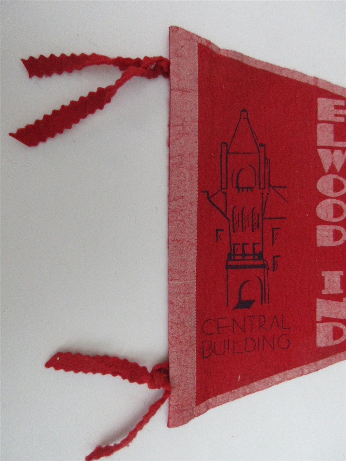 Wendell Willkie RARE Elwood Indiana Pennant Central Building