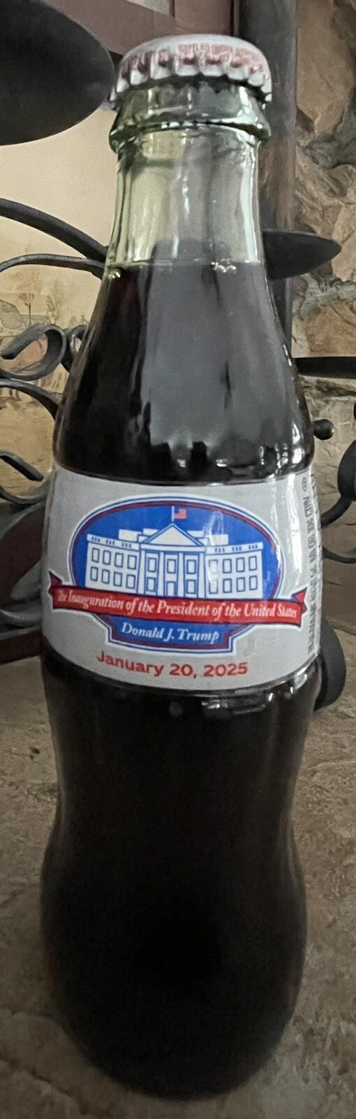 Donald Trump 2025 Presidential Inauguration RARE Diet Coke Bottle 1/20/25.