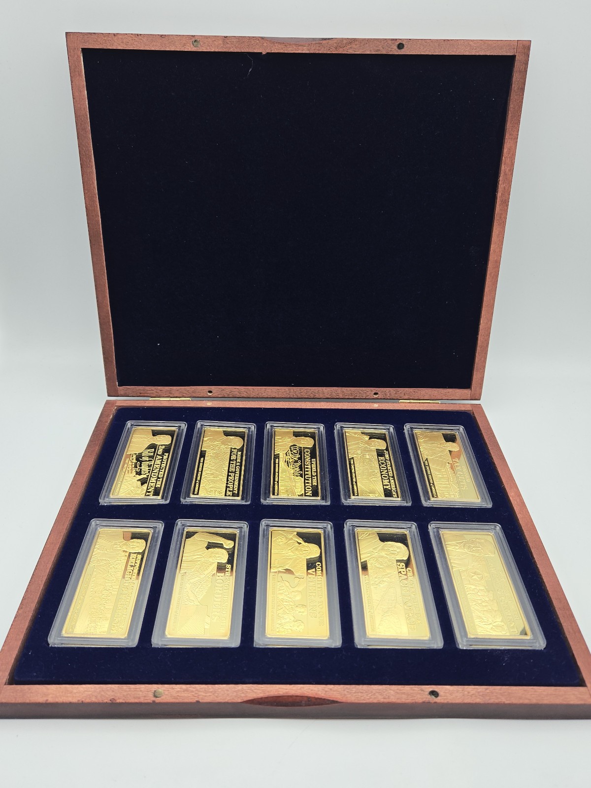 American Mint – “The MAGA Movement” Complete Set with Wood Box & COA