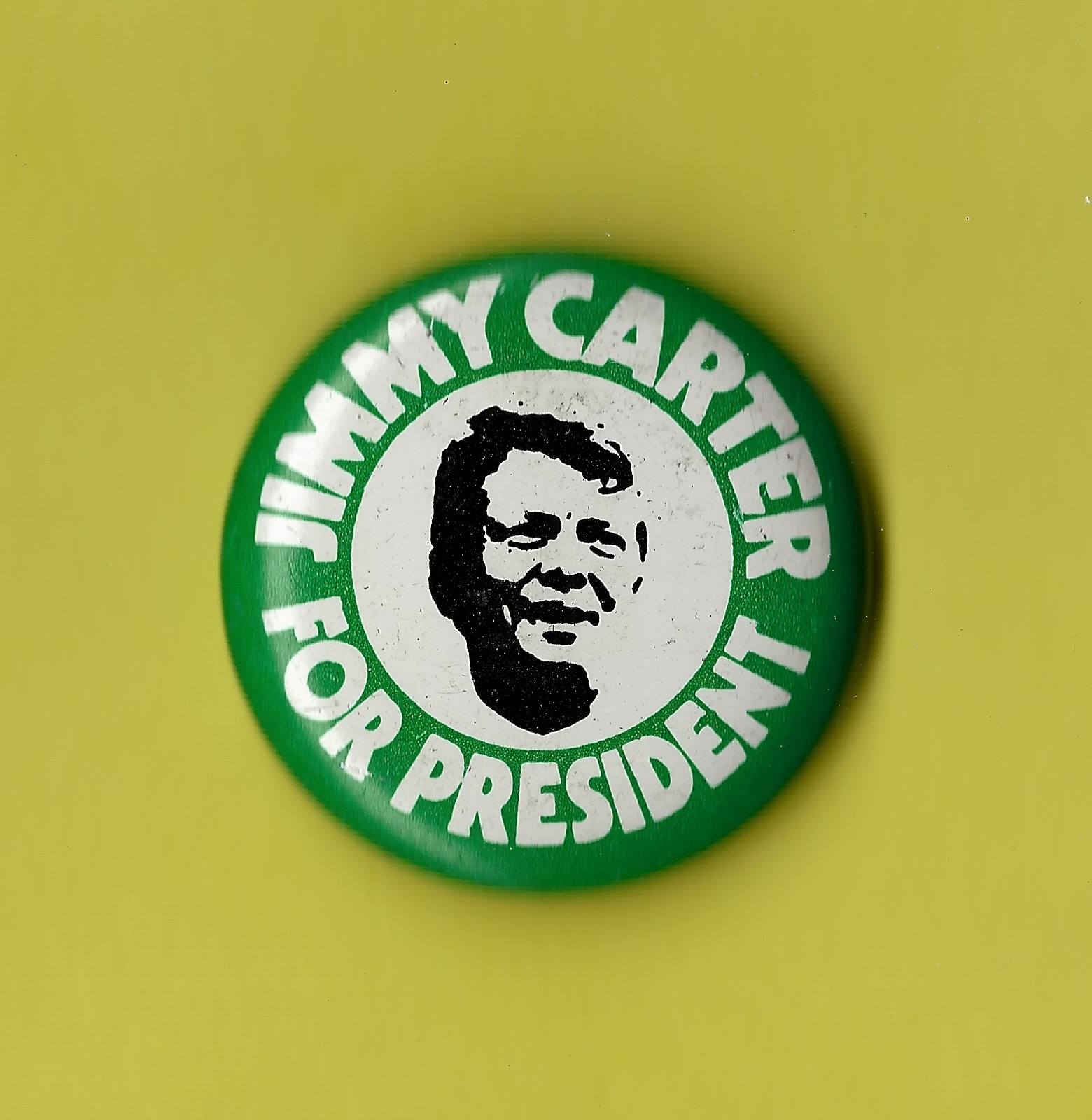 1976 Jimmy Carter 1-1/8″ / Presidential Campaign Button(Pin 01)