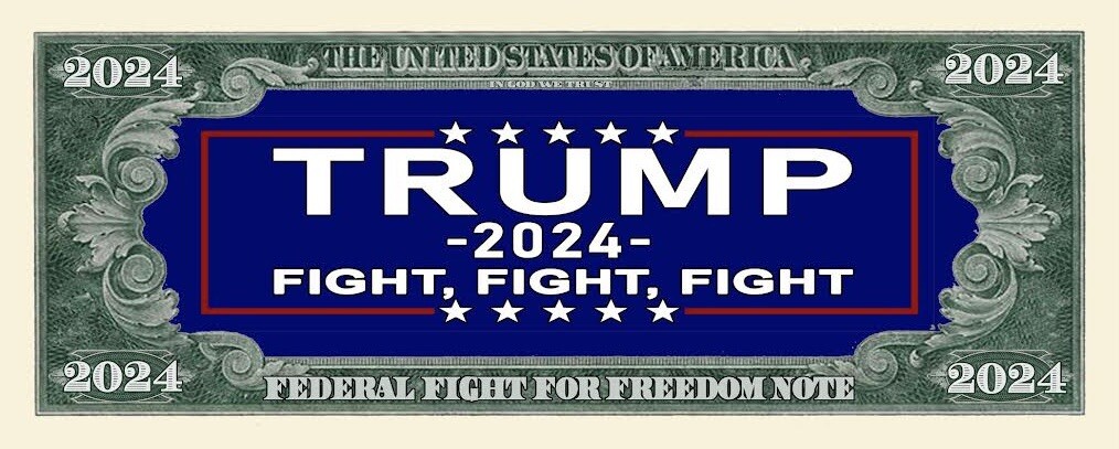 25 Pack President Donald Trump Collectible POTUS Money 2024 MAGA Fight Dollars