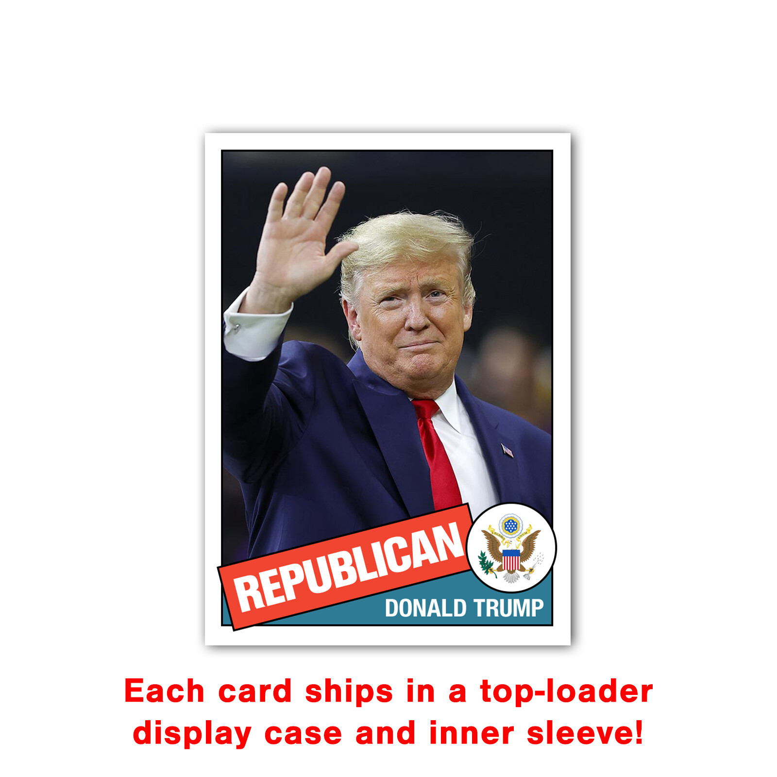 Donald Trump Novelty Custom 1985 Style Republican Baseball Card MAGA GOP 2020