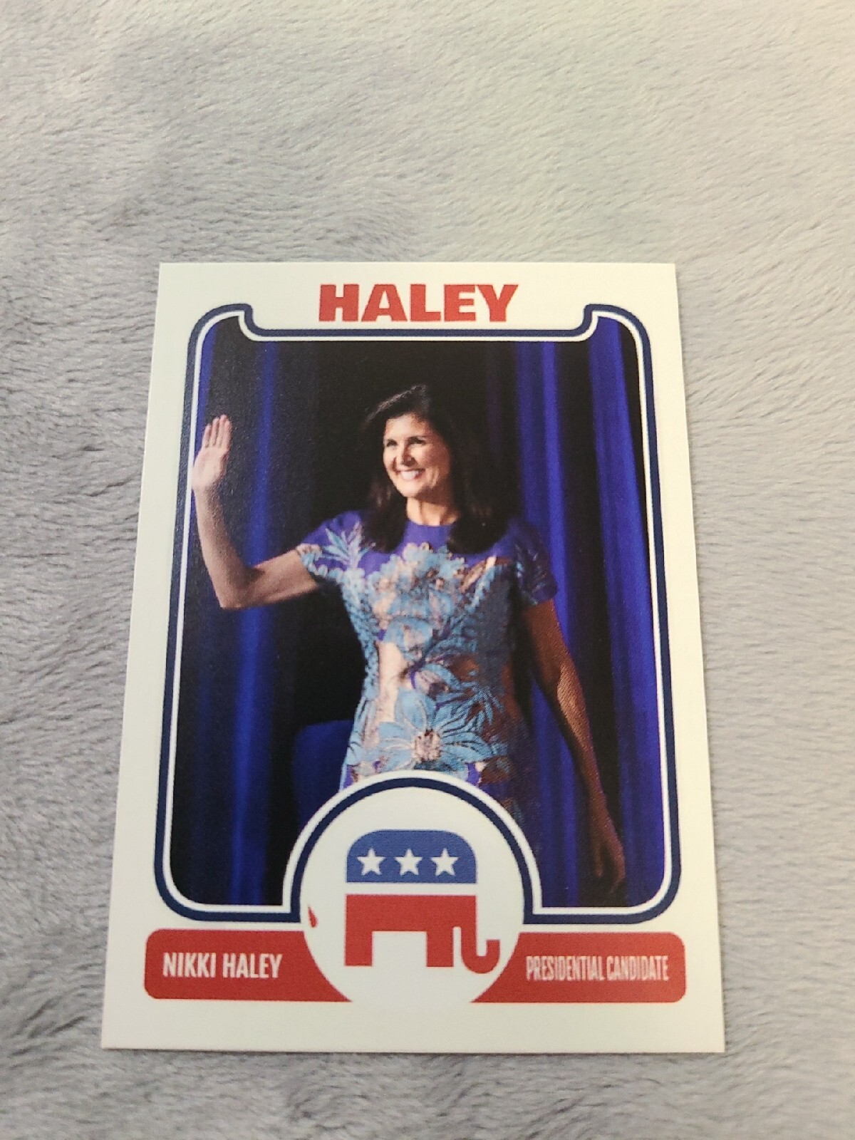 Nikki Haley Card 2024 Presidential Candidate