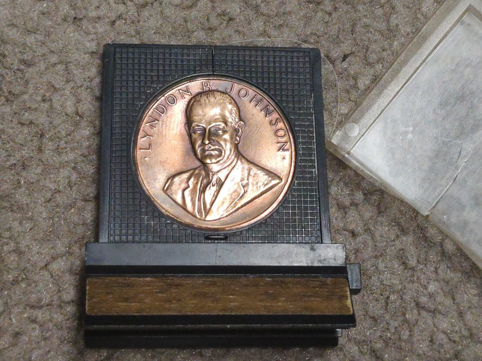 1.25″ metal Lyndon Johnson LBJ 1965 Presidential Inauguration Medal Coin Token