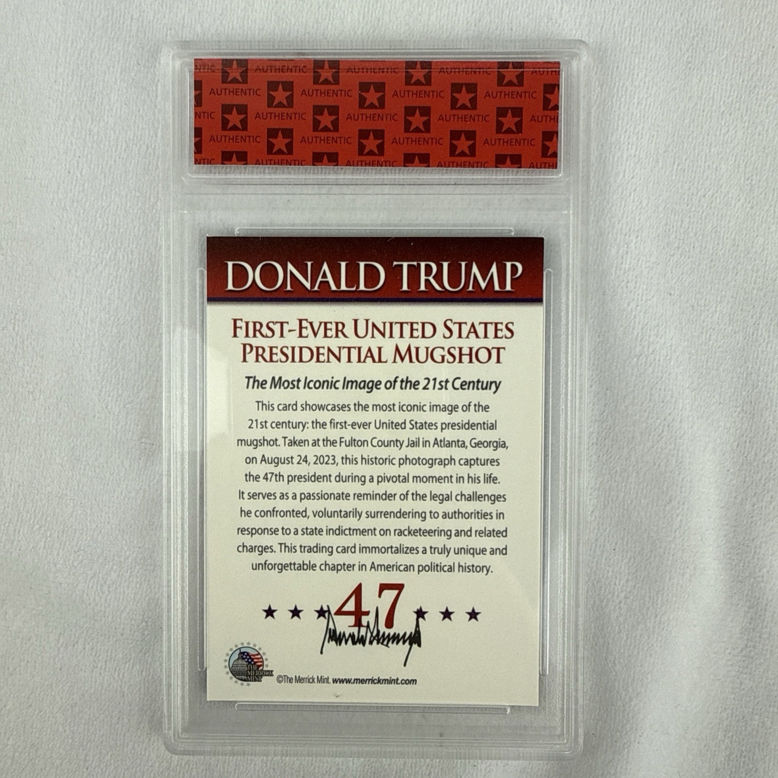 Donald Trump 2024 MAGA 47th Presidential Memorabilia Pack – Hat, Coin, & Card