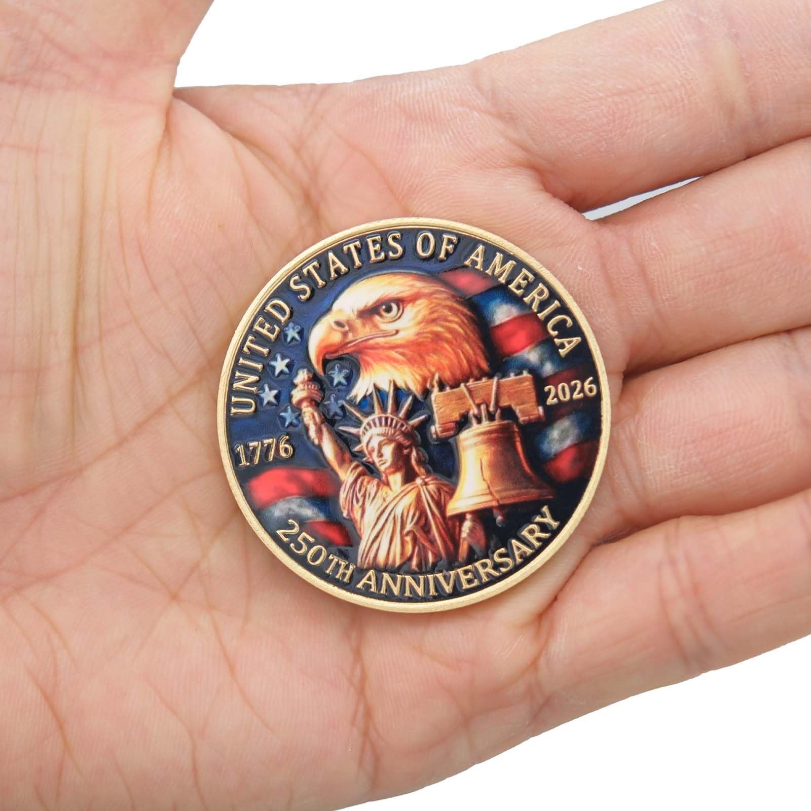 250 Anniversary Coin 250th Year American USA Anniversary Commemorative Coin M