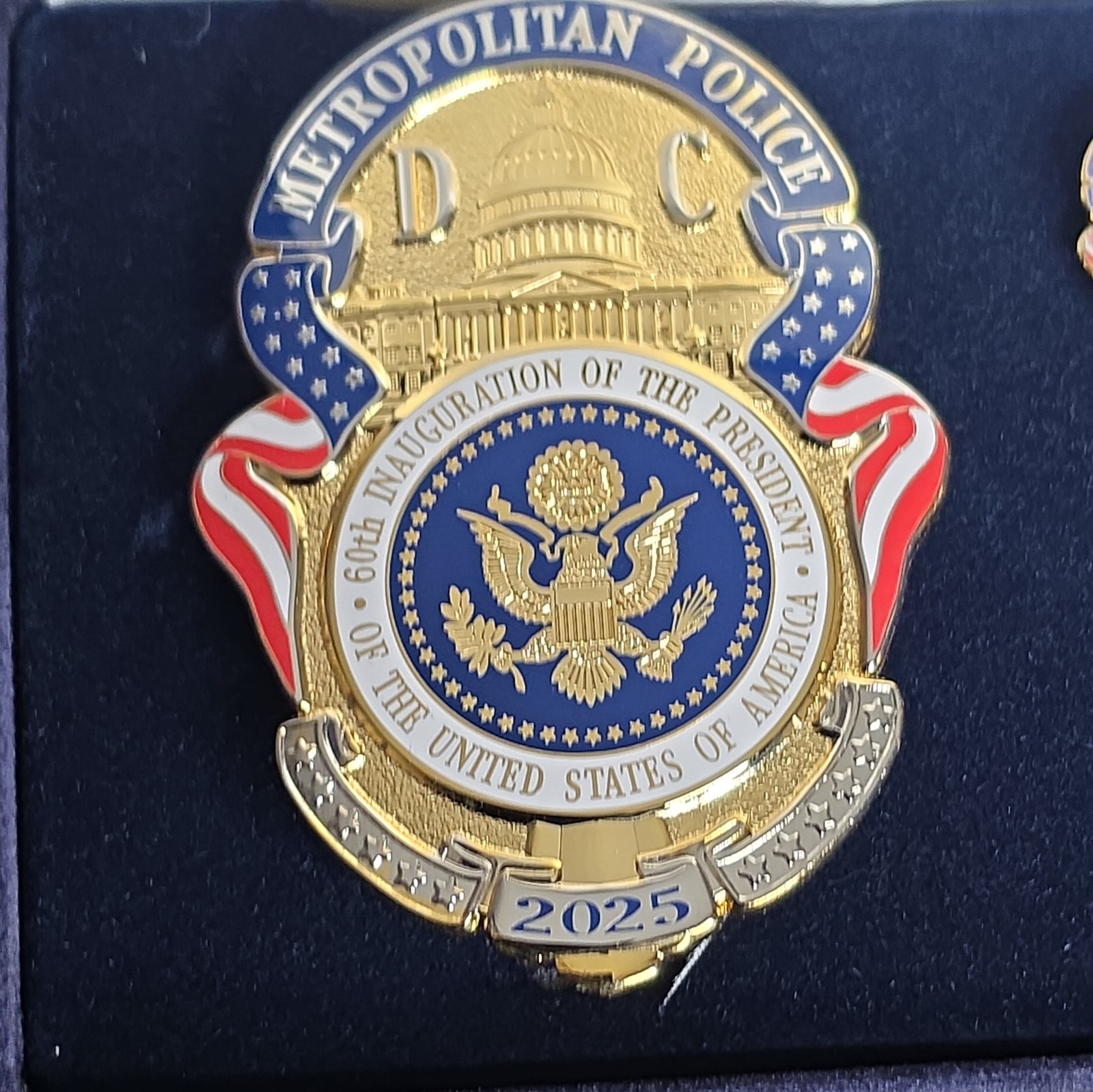 2025 Presidential Inauguration Badge Set Metropolitan Police Department