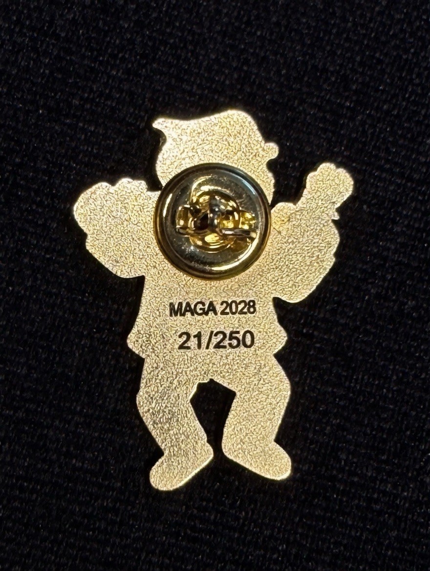 Donald Trump Dance – Limited Edition Gold Pin – Happy 250th USA – Collectible