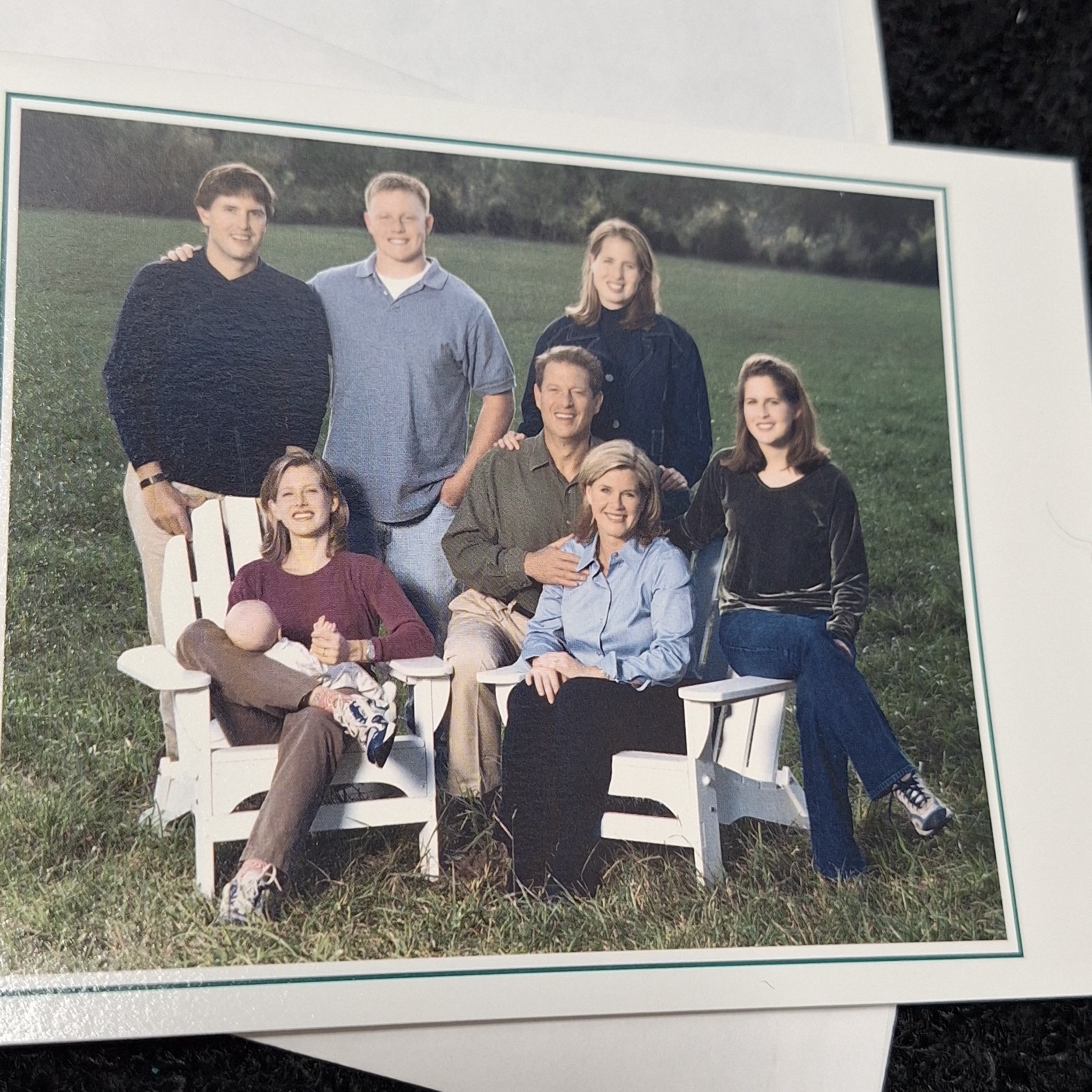 Vice President Al Gore Family Christmas Cards 1990s White House W/ Envelopes
