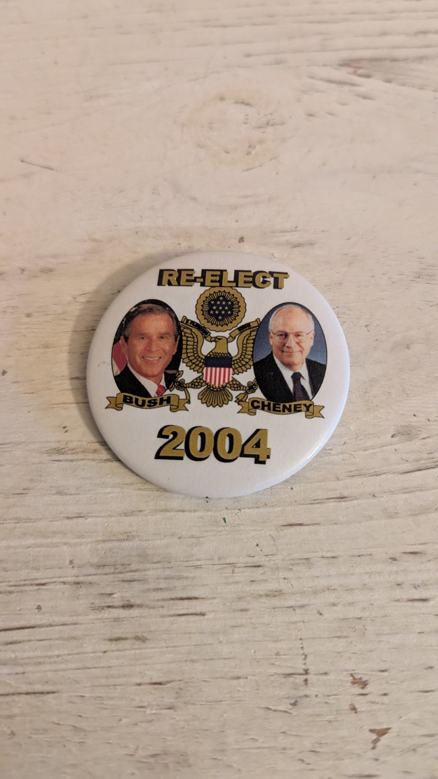 Collectible: 2004 “Reelect Bush and Cheney ” Pin