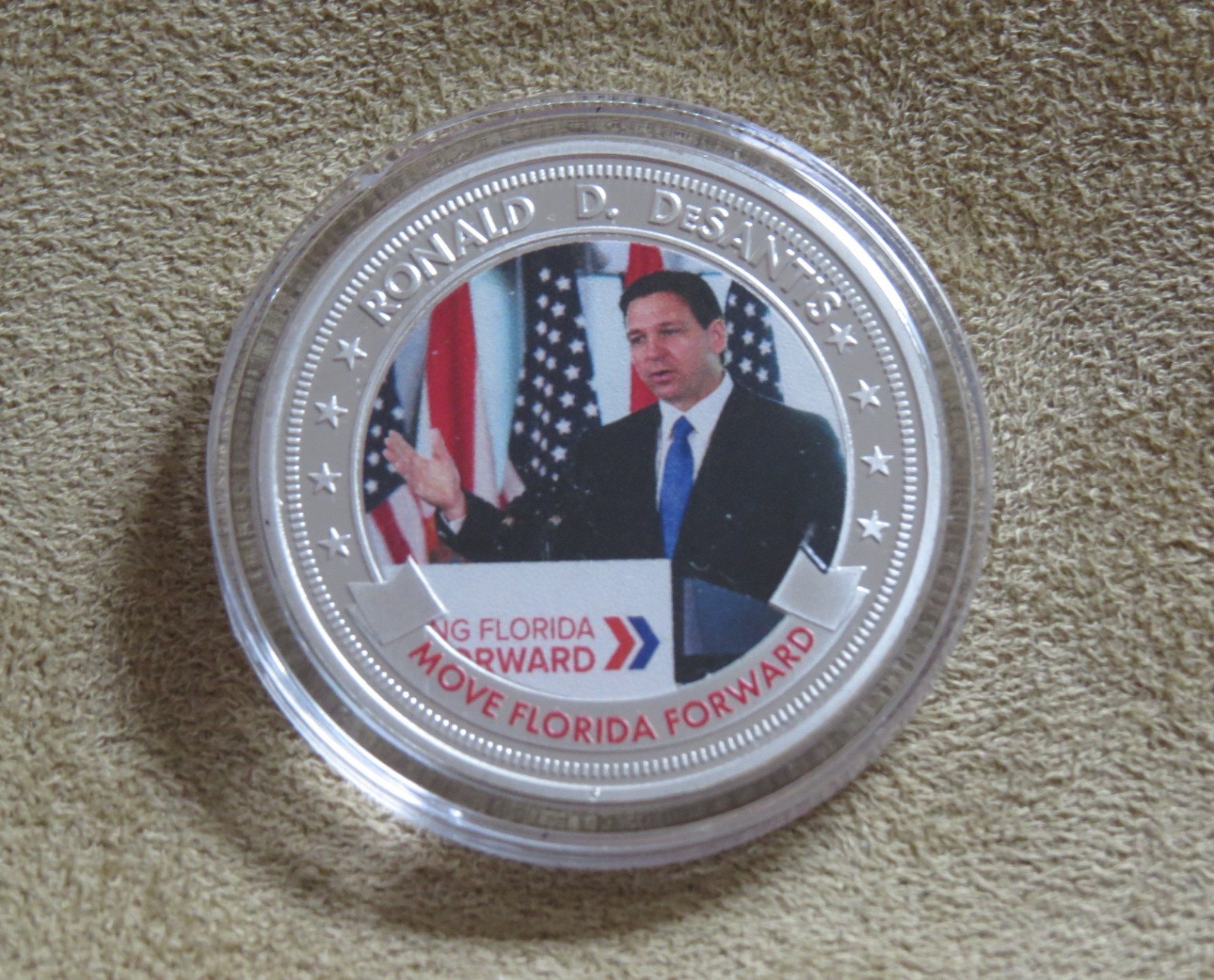 Ronald D. DeSantis Commemorative Coins – 7 Silver Plated Proof Coins