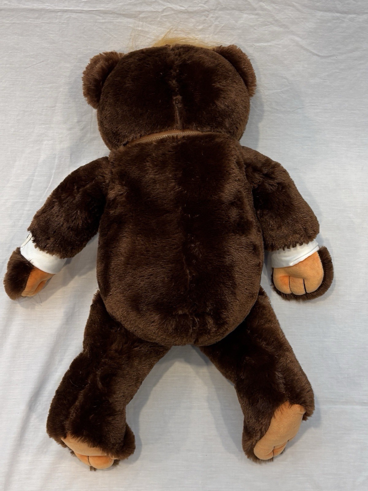 Trumpy Bear Deluxe Plush Trump Bear with Pack Away American Flag Cape MAGA
