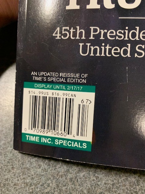 TIME Magazine Election SPECIAL EDITION DONALD TRUMP 45TH U.S. President