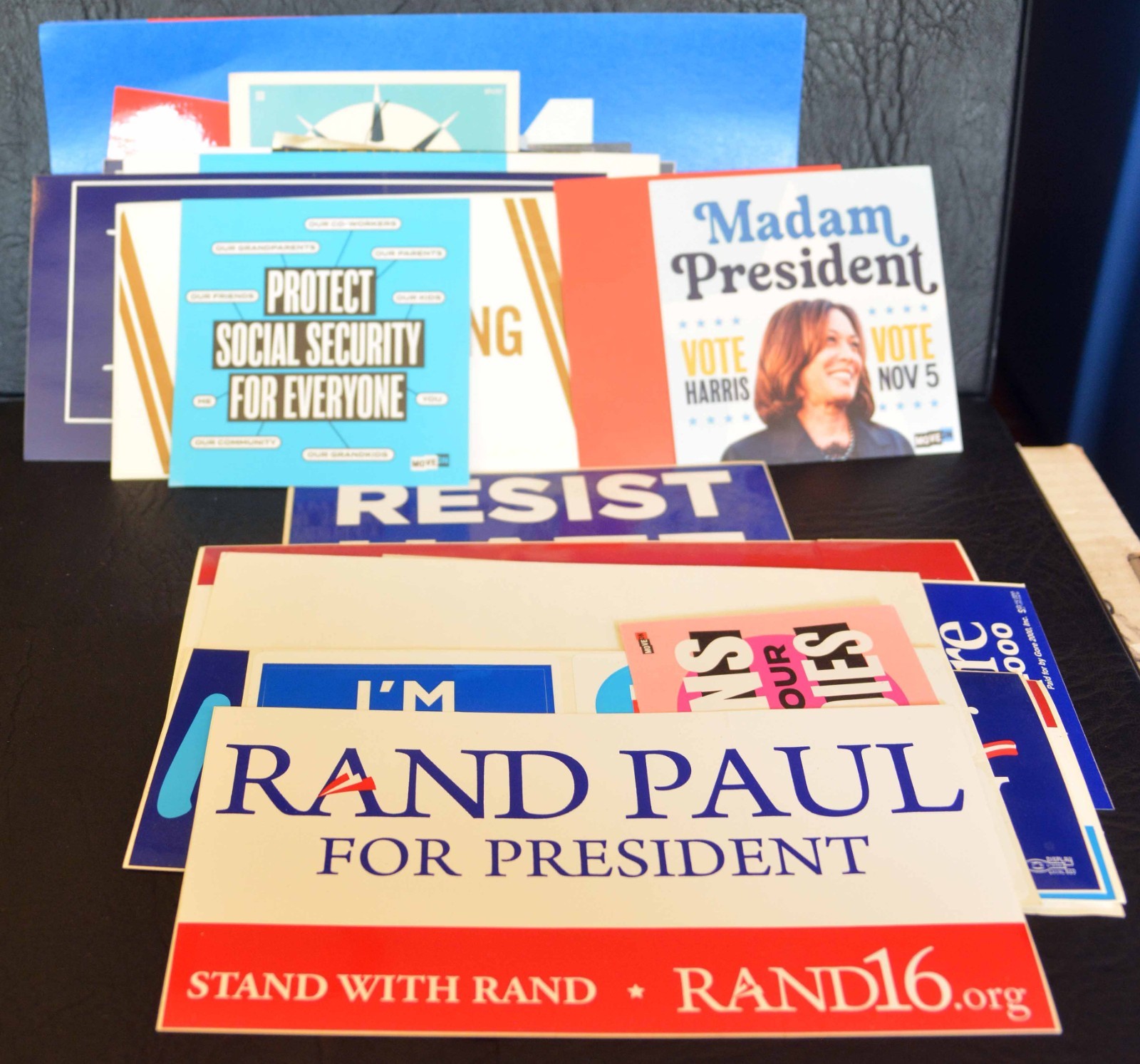 BIG LOT Recent Historical Democratic Bumper Stickers GORE CLINTON OBAMA HARRIS