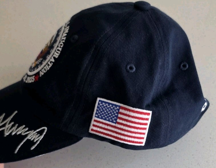 TRUMP Hat Blue Eagle SEAL MAGA Signature Trucker 2025 Inaguration 45 – 47