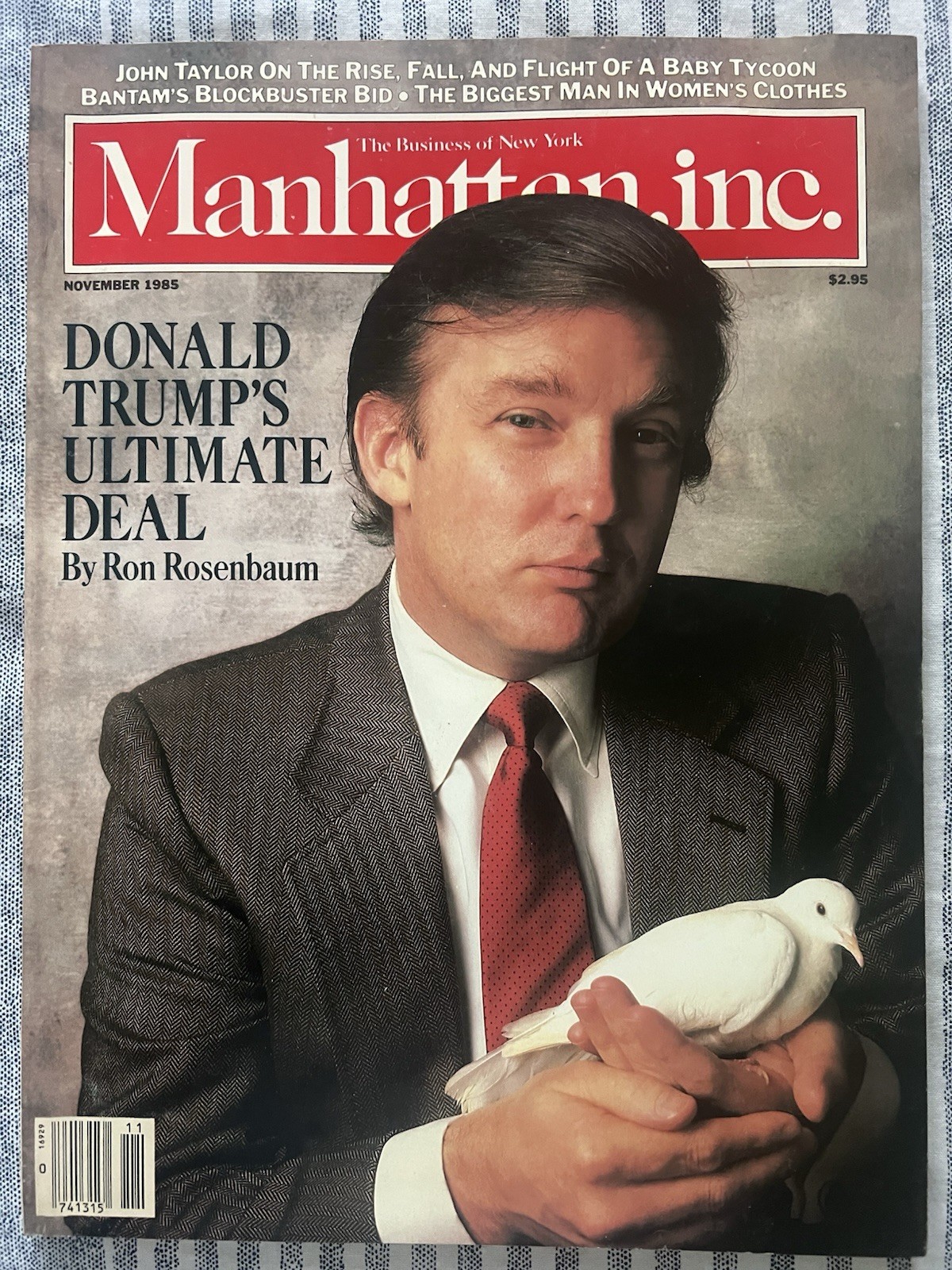 1985 Donald Trump Manhattan Inc Magazine.. AS RARE AS IT GETS…