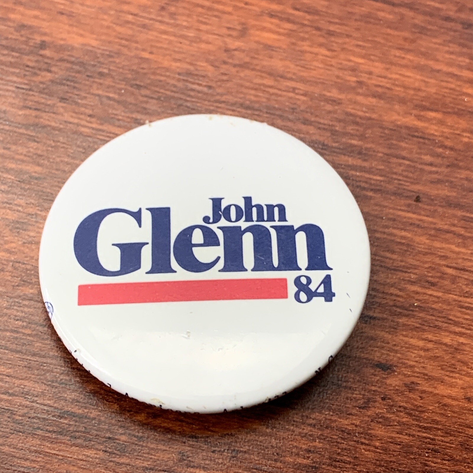 John Glenn 84 Campaign Button SEE PHOTOS