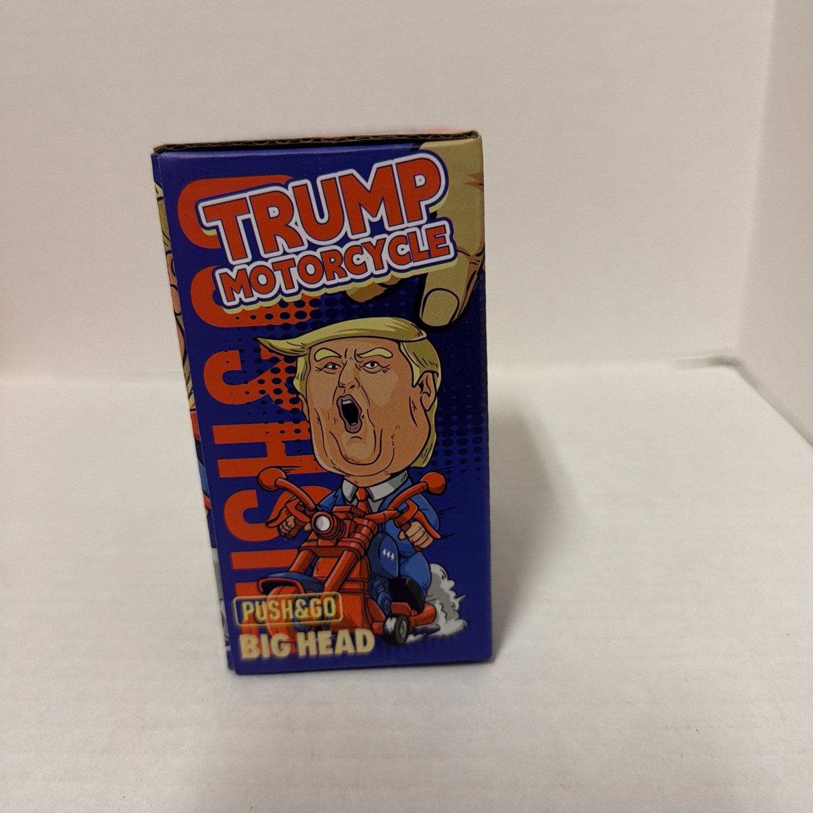 DINOBROS President Donald Trump 2024 Toy Figure Riding Motorcycle Funny Rev Up