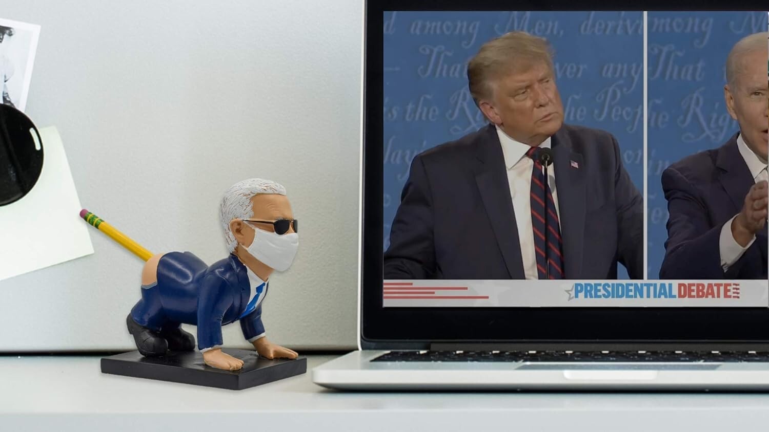 Delightful Biden Desk Accessory – Handcrafted Pen Holder for Political Fans