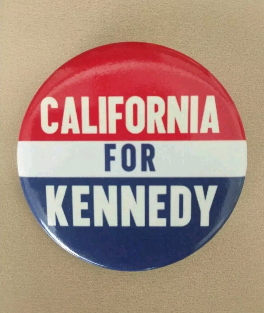 California For Kennedy Pin Pinback Button Robert F Kennedy RFK Jr. 2024 Campaign