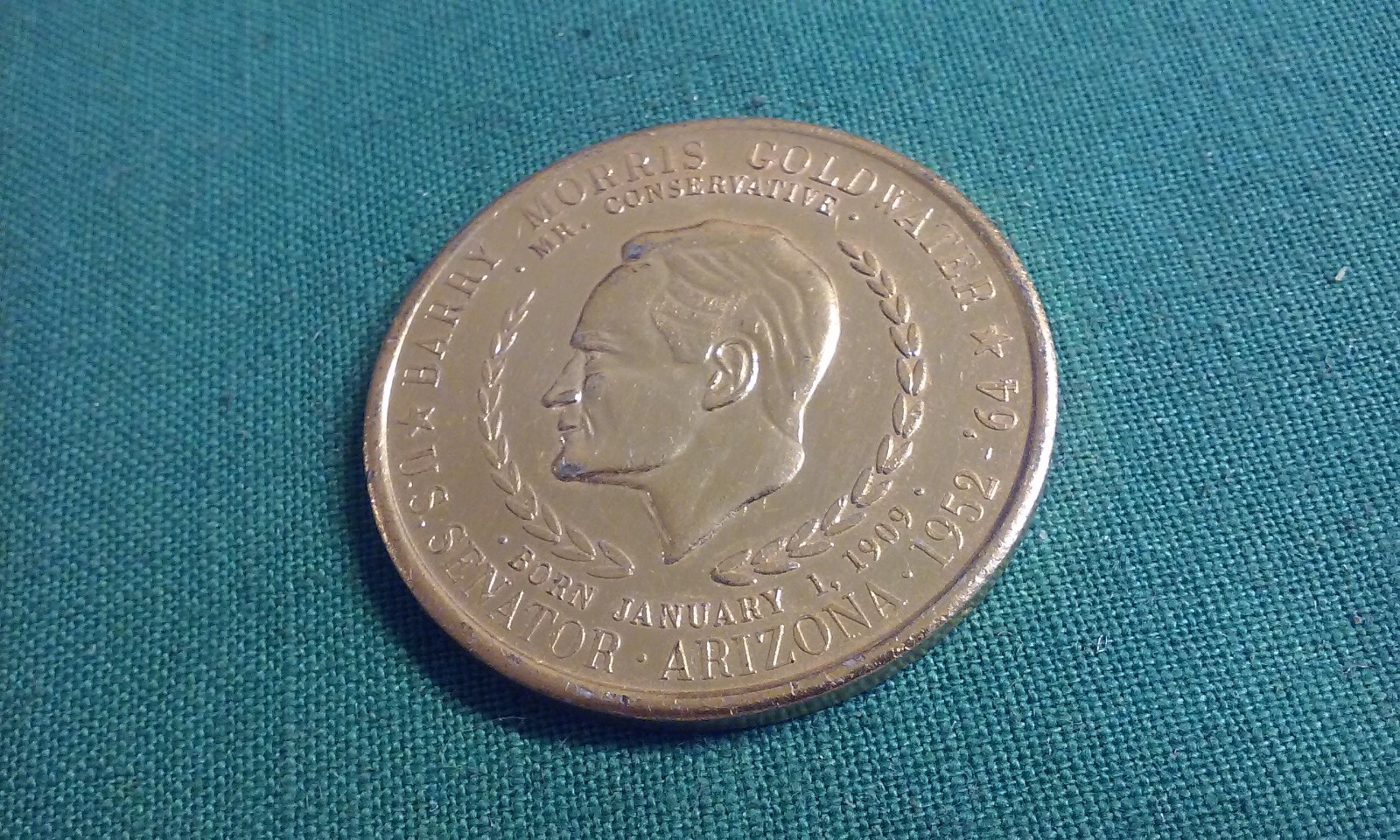 BARRY GOLDWATER for President 1964 – Campaign Coin – Goldwater Freedom Dollar
