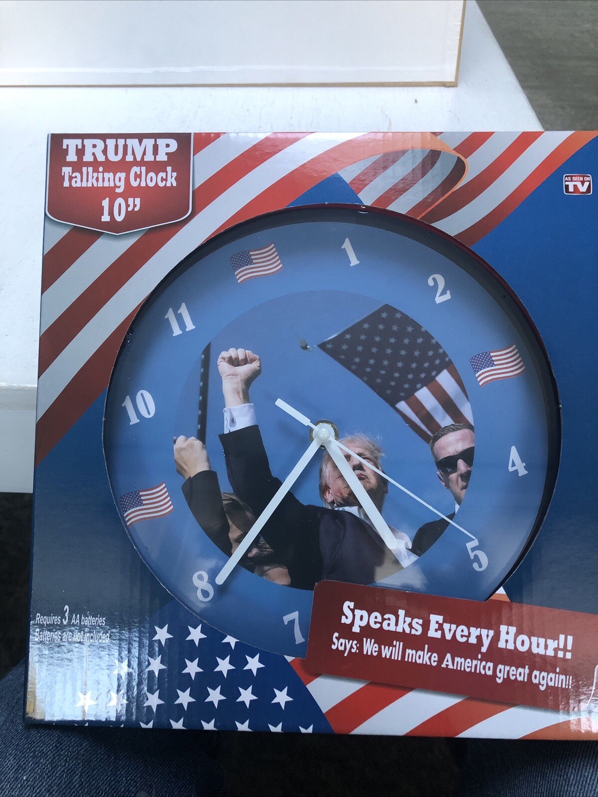 Donald Trump Talking Clock! Let’s Make America Great Again! – Brand New