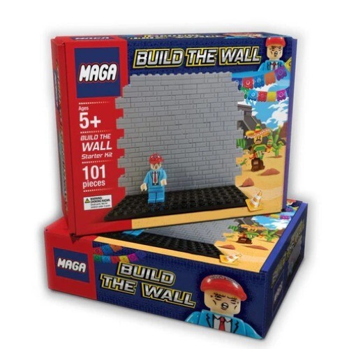 President Trump Build the Wall Toy Collectible Set