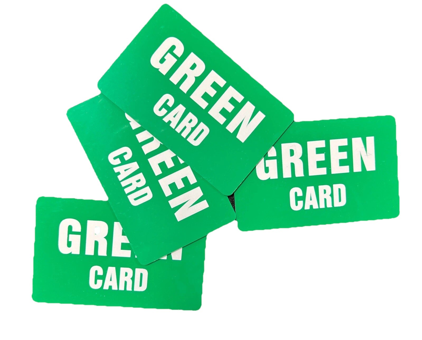 Green Card ID Card Plastic USA Funny