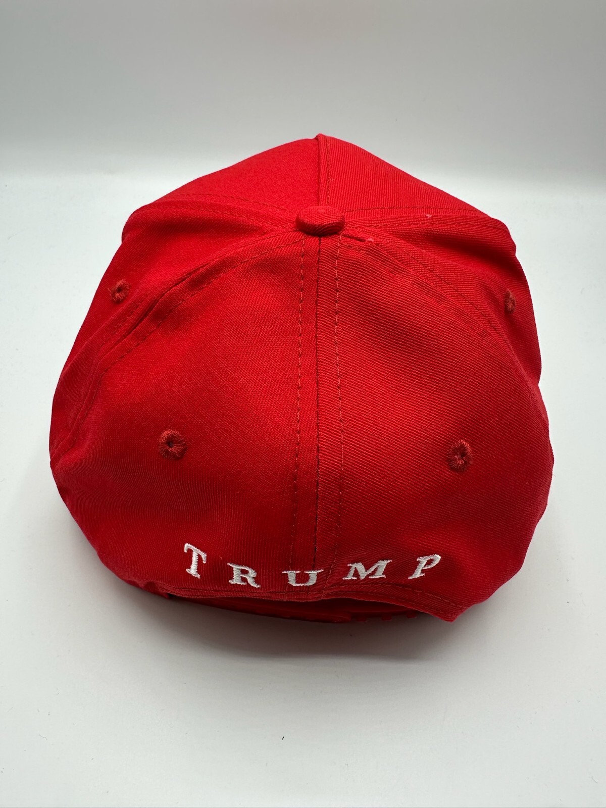 Authentic Cali-Fame MAGA 45-47 Trump Red Made In America Trucker Hat One Size