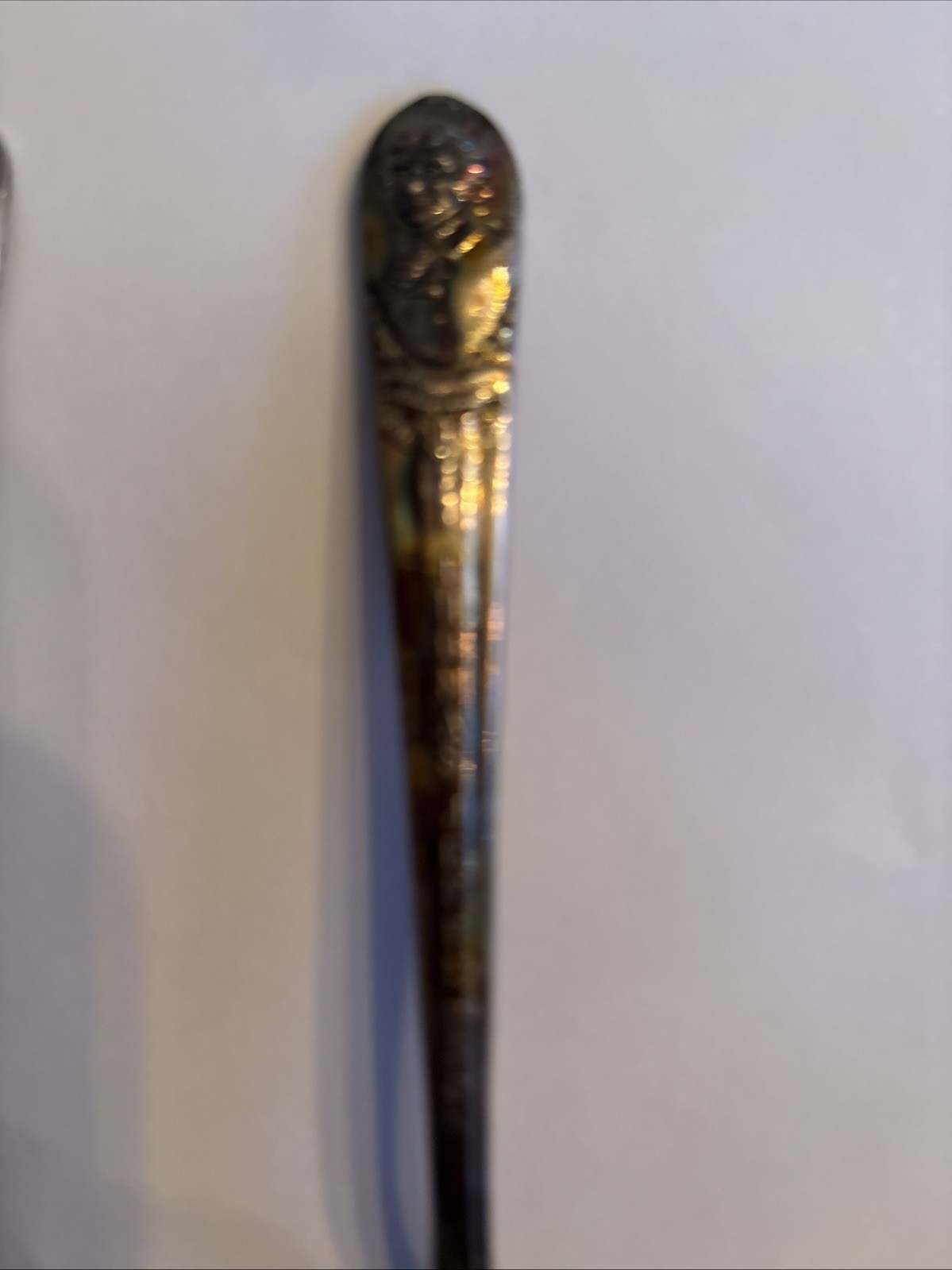 Vintage Presidential Spoon Trio – Washington, Adams, Jefferson – Silverplate Lot