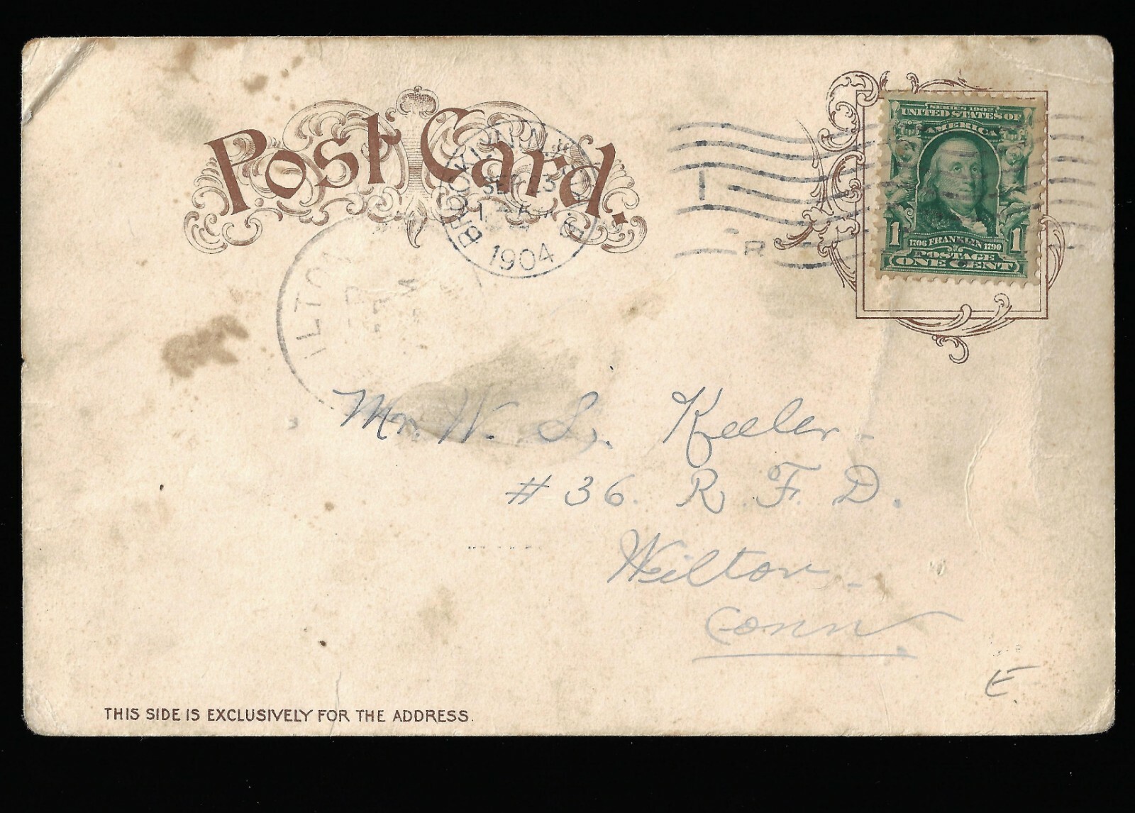 HTF 1904 Great Graphics Roosevelt Fairbanks Jugate Prez Campaign Postcard Flower