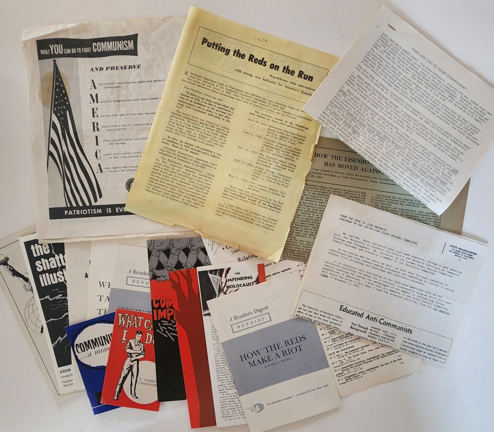 George Stanley Collection: 1950s/60s Anti-Communist Archive Republican Party…
