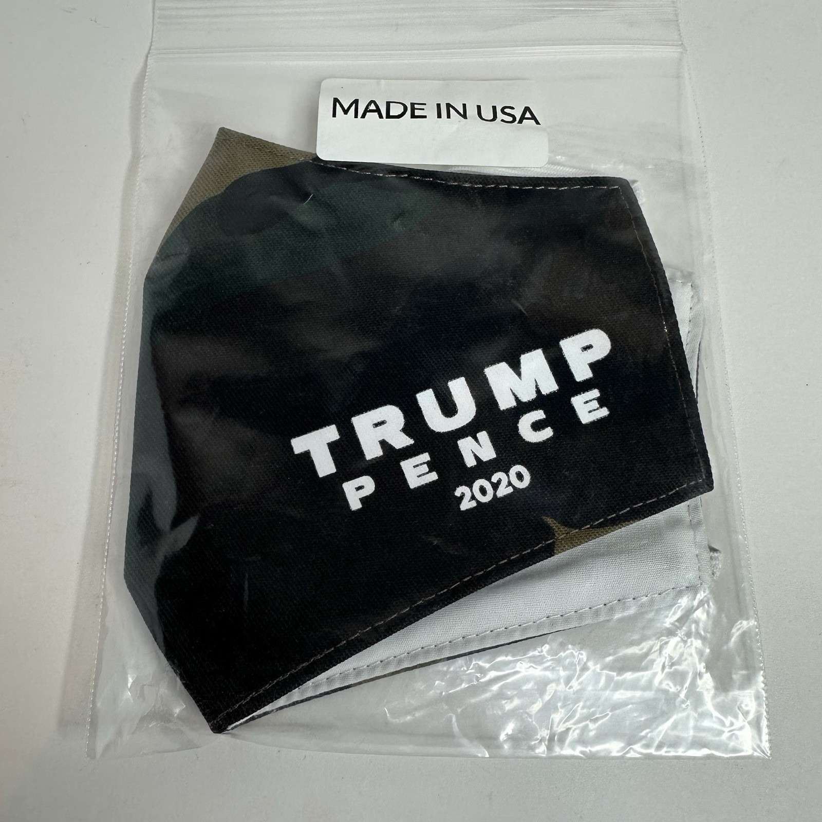 Trump Pence 2020 camouflage mask