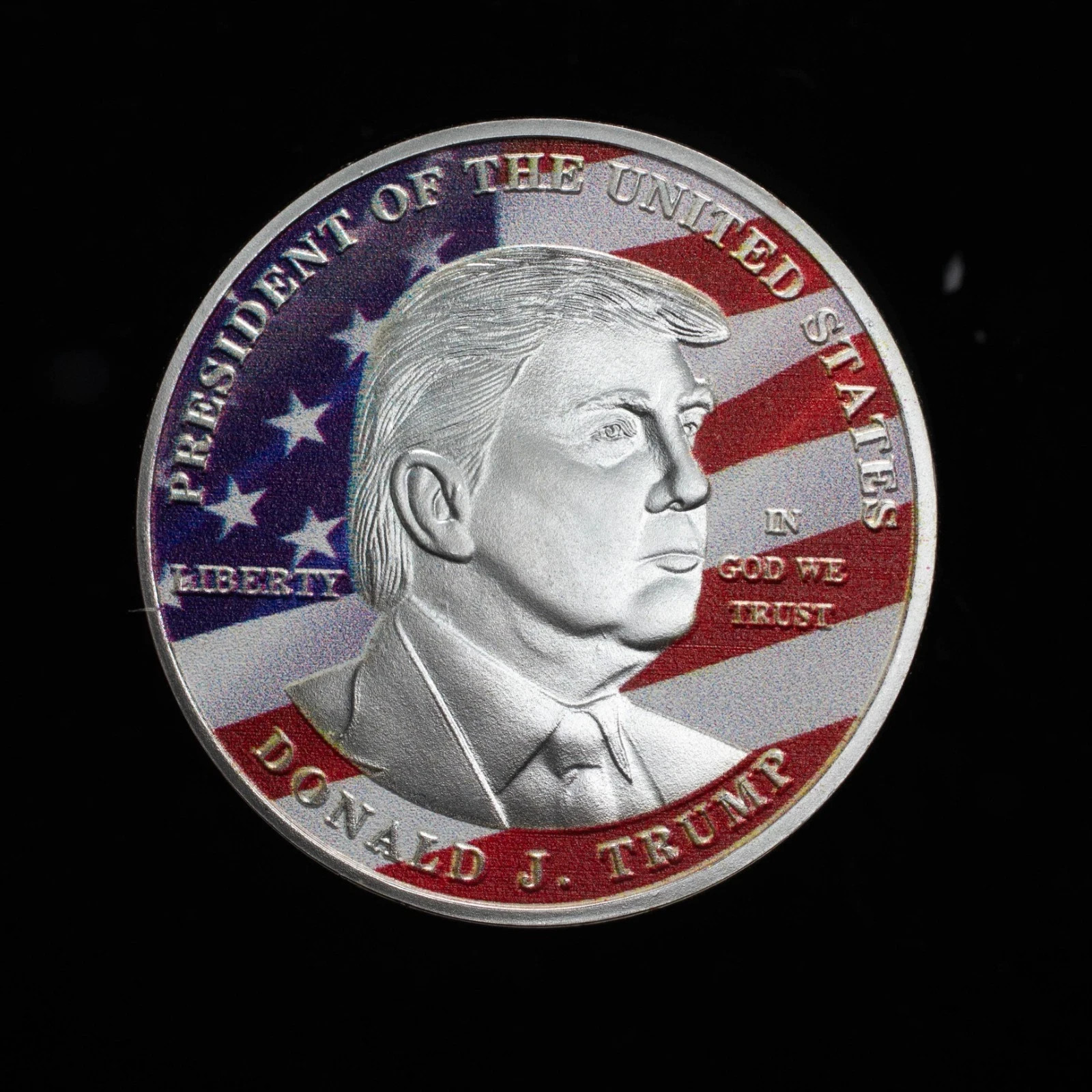 Donald Trump Eagle Private Coin Make America GREAT Again 45th President US Flag