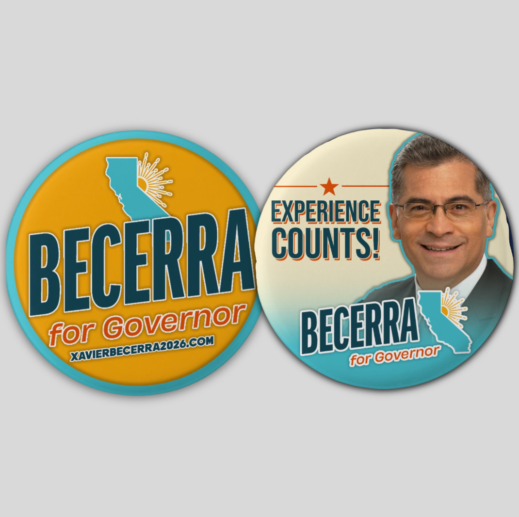 XAVIER BECERRA California Governor Bumper Sticker Decal Midterms Democrat