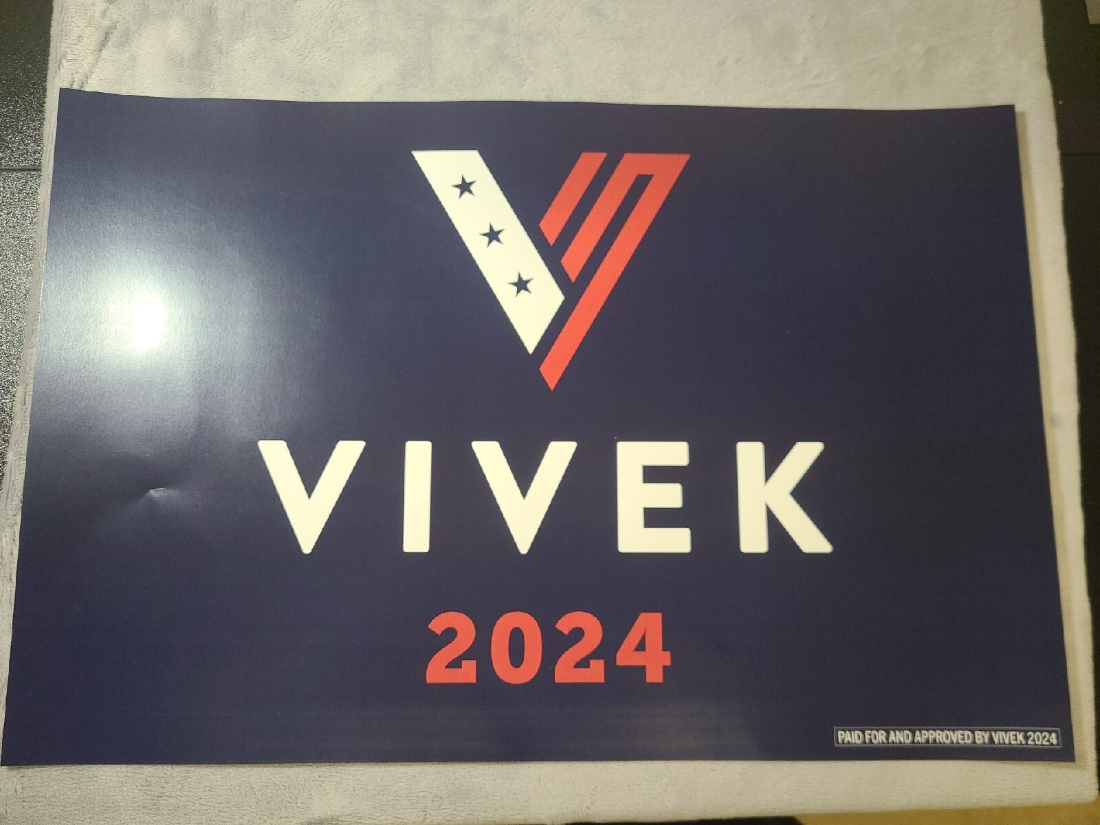 Vivek Ramaswamy Placard 18″ X 12″