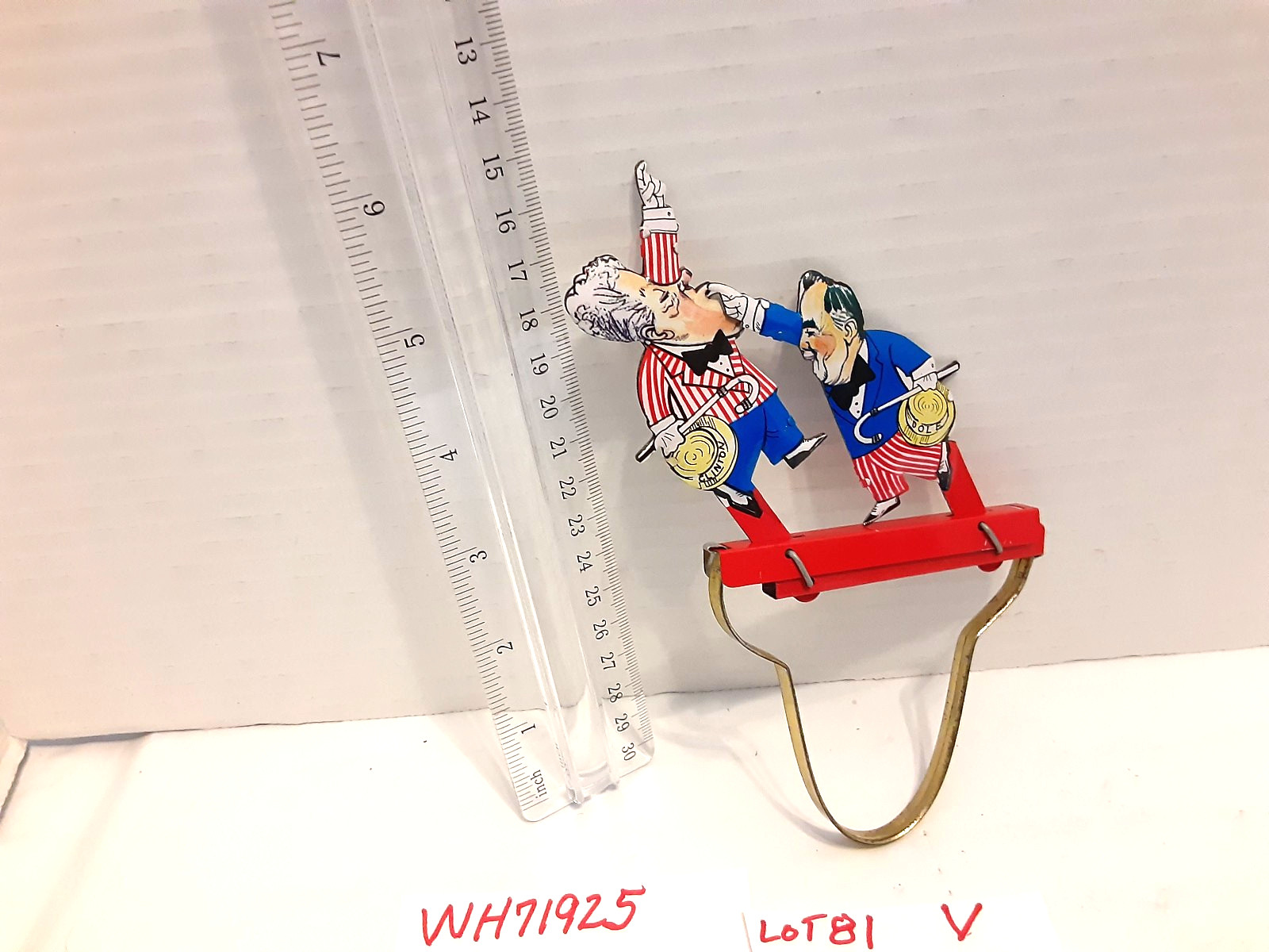 Vintage Tin Litho 1996 “The Great Debate Clinton Vs. Dole” Schylling Tin Toy