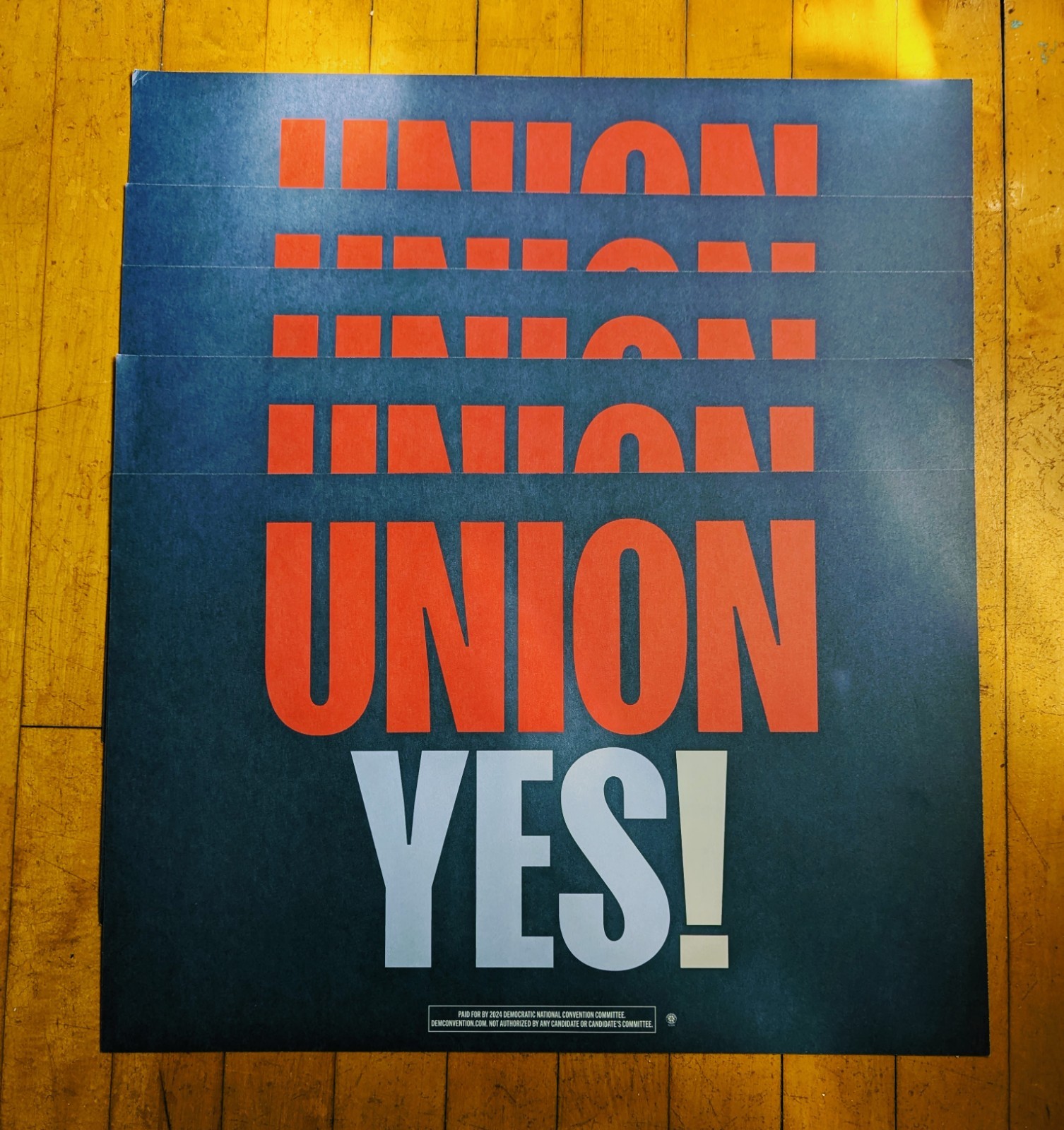 2024 Democratic National Convention, Biden + USA + Union Yes collectible posters